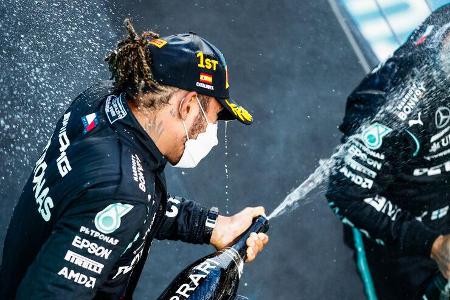 Hamilton - Bottas - Formel 1 - GP Spanien 2021 - Barcelona - Rennen Hamilton - Bottas - Formel 1 - GP Spanien 2021 - Barcelona - Rennen