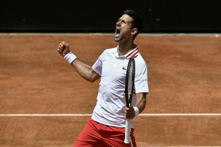 Klassiker beim Masters in Rom: Djokovic folgt Nadal ins Endspiel Klassiker beim Masters in Rom: Djokovic folgt Nadal ins Endspiel