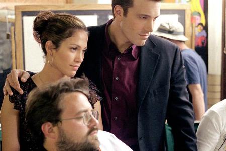 Kevin Smith, Jennifer Lopez und Ben Affleck am Set des gemeinsamen Films Kevin Smith, Jennifer Lopez und Ben Affleck am Set des gemeinsamen Films