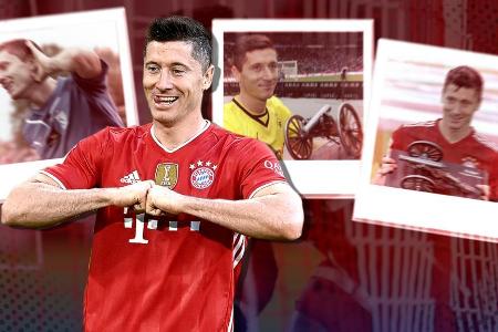 In seiner elften Bundesliga-Saison gelang es Robert Lewandowski, den 'ewigen' Torrekord von Gerd Müller zu knacken. Der Goal... In seiner elften Bundesliga-Saison gelang es Robert Lewandowski, den 'ewigen' Torrekord von Gerd Müller zu knacken. Der Goal...