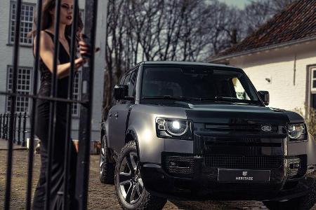 04/2021, Heritage Customs Valiance auf Basis Land Rover Defender