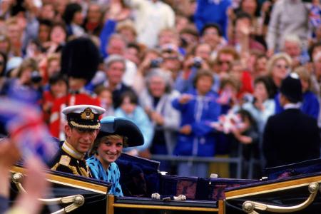 Charles und Diana in Deutschland Prinz Charles und Prinzessi...