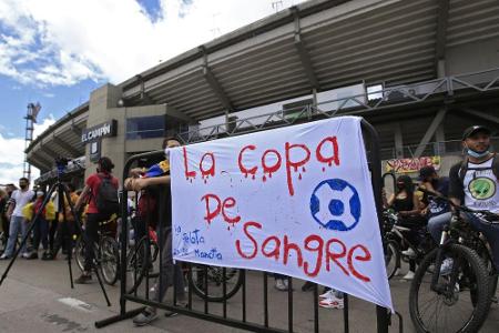 Unruhen in Kolumbien: Copa America wird nur in Argentinien gespielt Unruhen in Kolumbien: Copa America wird nur in Argentinien gespielt