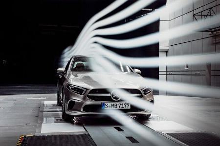 Mercedes A-Klasse Limousine Windkanal cW Weltrekord