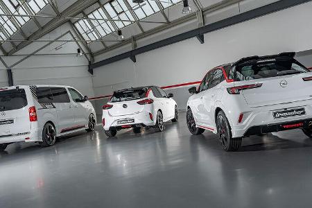 Weiße Flotte von Irmscher auf Opel-Basis
