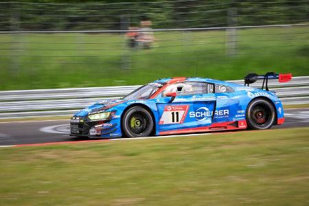 Audi R8 LMS GT3 - Phoenix Racing GmbH - Startnummer #11 - Klasse: SP 9 (FIA-GT3) - 24h-Rennen - Nürburgring - Nordschleife -...