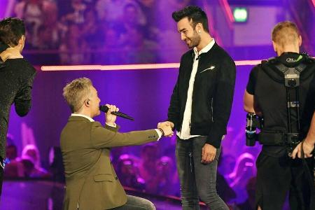 Christoff De Bolle (l.) und sein damaliger Freund Ritchie beim TV-Antrag im Jahr 2018 Christoff De Bolle (l.) und sein damaliger Freund Ritchie beim TV-Antrag im Jahr 2018