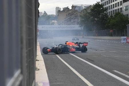 Nach Verstappen-Crash: Formel-1-Rennen in Baku wird um 16.10 Uhr fortgesetzt Nach Verstappen-Crash: Formel-1-Rennen in Baku wird um 16.10 Uhr fortgesetzt