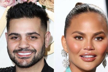 Michael Costello und Chrissy Teigen streiten derzeit über die sozialen Medien und Interviews. Michael Costello und Chrissy Teigen streiten derzeit über die sozialen Medien und Interviews.