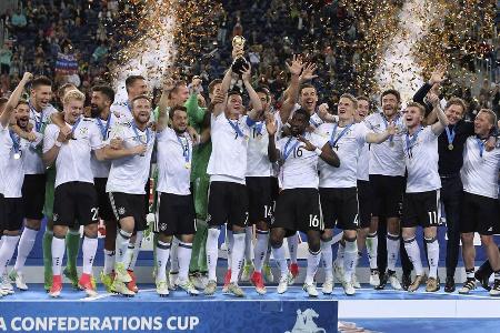 Mit einem durchaus umstrittenen Perspektivkader geht Joachim Löw den Confed Cup im Sommer 2017 in Russland an, für den der a...