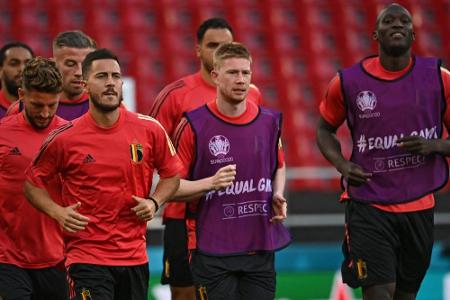 Belgien: Einsatz von De Bruyne und Hazard weiter offen Belgien: Einsatz von De Bruyne und Hazard weiter offen