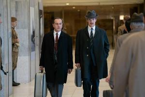 Oleg Penkowski (l., Merab Ninidze) und Greville Wynne (Benedict Cumberbatch) verfolgen in "Der Spion" ein gemeinsames Ziel.