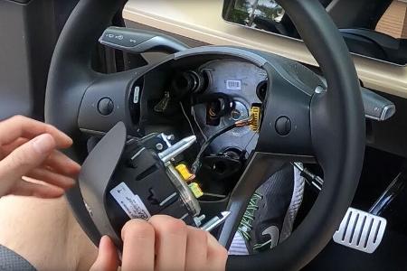 Yoke-Lenkrad für Tesla Model 3 und Model Y vom chinesischen Hersteller Hansshow