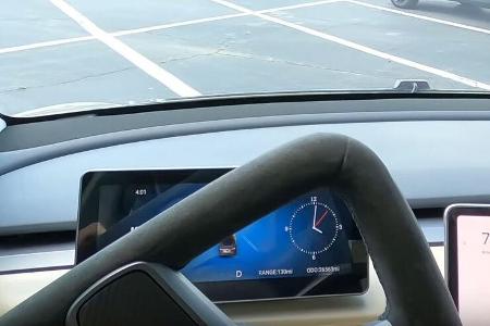 Yoke-Lenkrad für Tesla Model 3 und Model Y vom chinesischen Hersteller Hansshow