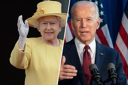 Die Queen wird Mitte Juni US-Präsident Joe Biden treffen. Die Queen wird Mitte Juni US-Präsident Joe Biden treffen.