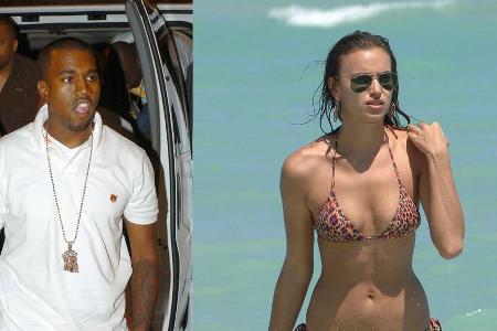 Kanye West und Irina Shayk sollen ein Paar sein. Kanye West und Irina Shayk sollen ein Paar sein.