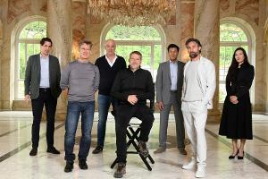 Tobias Moretti (2.v.l.) mit seinem "Das Netz"-Team.