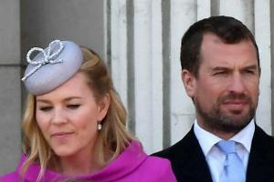 Peter Phillips und seine Frau Autumn im Jahr 2019