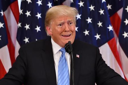 Nicht nur mit seinen Grimassen hat Donald Trump für Lacher, Spott und Aufregung gesorgt. Diese Bilder bleiben im Gedächtnis. Nicht nur mit seinen Grimassen hat Donald Trump für Lacher, Spott und Aufregung gesorgt. Diese Bilder bleiben im Gedächtnis.