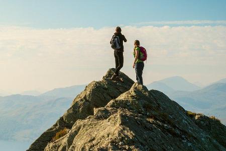 Beim Wandern ist eine gesunde Selbsteinschätzung gefragt. Beim Wandern ist eine gesunde Selbsteinschätzung gefragt.