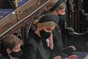 Sophie von Wessex auf der Beerdigung von Prinz Philip