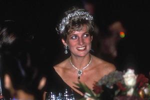 Prinzessin Diana während einer Tour durch Kanada 1991.