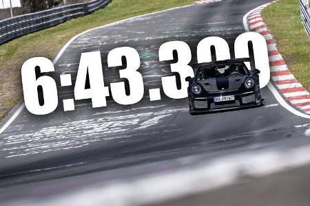 Porsche 911 GT2 RS Manthey Performance Nürburgring Nordschleife Rekord Porsche 911 GT2 RS Manthey Performance Nürburgring Nordschleife Rekord