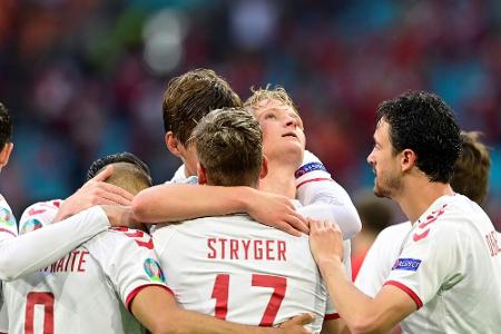 Mit Ajax-Power und dem Geist von 1992: Dänemark stürmt ins Viertelfinale Mit Ajax-Power und dem Geist von 1992: Dänemark stürmt ins Viertelfinale