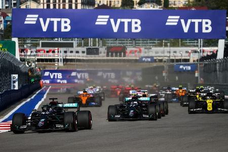 Start - GP Russland - Sotschi - Formel 1 - 2020 Start - GP Russland - Sotschi - Formel 1 - 2020
