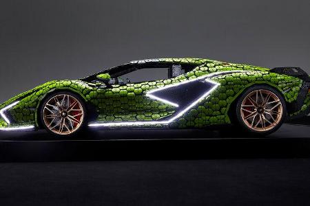 Lamborghini Sian - Lego - 1:1-Modell - 2021