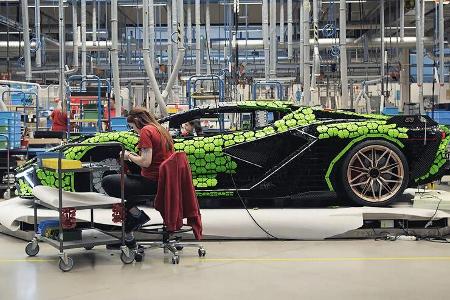 Lamborghini Sian - Lego - 1:1-Modell - 2021