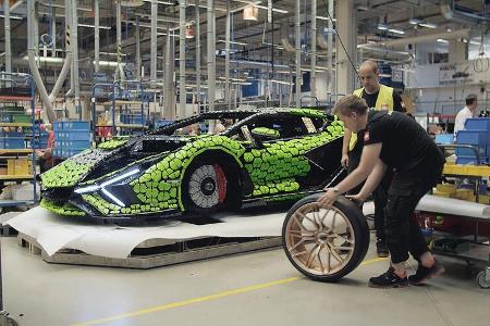 Lamborghini Sian - Lego - 1:1-Modell - 2021