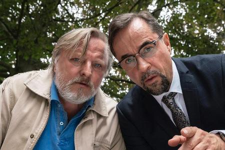 Frank Thiel (Axel Prahl, l.) und Prof. Karl-Friedrich Boerne (Jan Josef Liefers), hier in Frank Thiel (Axel Prahl, l.) und Prof. Karl-Friedrich Boerne (Jan Josef Liefers), hier in