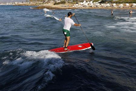 Auch ein SUP-Bord ist mittlerweile nichts besonderes mehr