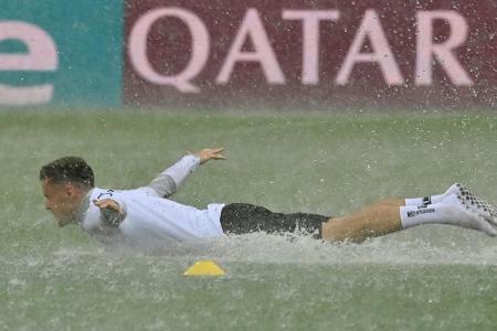 Wegen Regen: Österreich muss für Abschlusstraining in anderes Stadion Wegen Regen: Österreich muss für Abschlusstraining in anderes Stadion