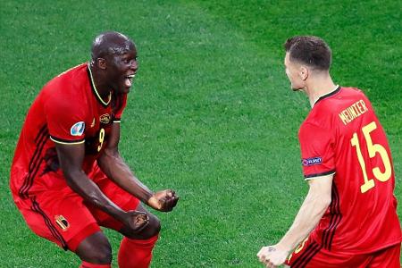 Lukaku schießt Belgien zum Sieg und grüßt Eriksen Lukaku schießt Belgien zum Sieg und grüßt Eriksen