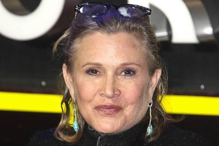 Carrie Fisher hat die Dreharbeiten am achten Carrie Fisher hat die Dreharbeiten am achten