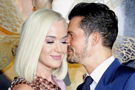 Katy Perry und Orlando Bloom bei einem ihrer seltenen öffentlichen Auftritt im August 2019 in Los Angeles. Katy Perry und Orlando Bloom bei einem ihrer seltenen öffentlichen Auftritt im August 2019 in Los Angeles.