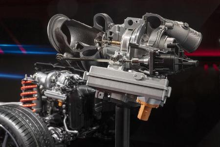 Mercedes AMG E Performance Hybrid mit elektrischem Abgas-Turbolader