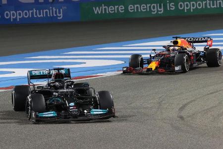Lewis Hamilton - Mercedes - Formel 1 - GP Bahrain 2021 - Rennen Lewis Hamilton - Mercedes - Formel 1 - GP Bahrain 2021 - Rennen