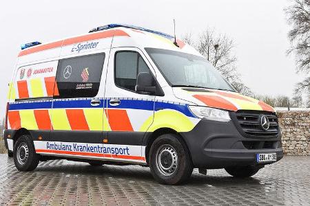 Krankentransportwagen (eKTW) auf Basis Mercedes eSprinter Krankentransportwagen (eKTW) auf Basis Mercedes eSprinter