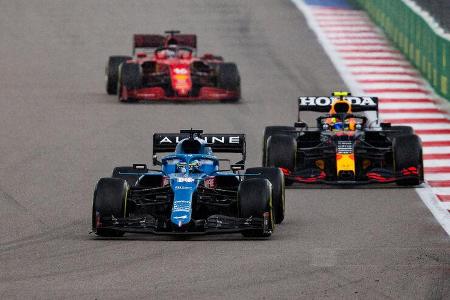 Fernando Alonso - Alpine - GP Russland 2021 - Sotschi
