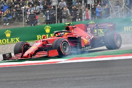 Carlos Sainz - Ferrari - GP Türkei - Istanbul - Formel 1 - 9. Oktober 2021