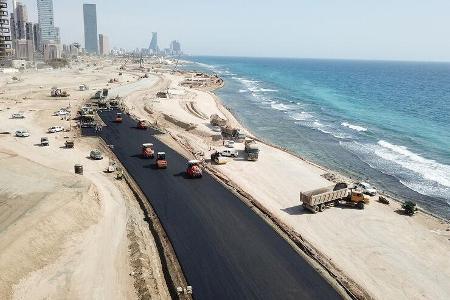 GP Saudi Arabien - Jeddah Circuit - Baustelle - 2021