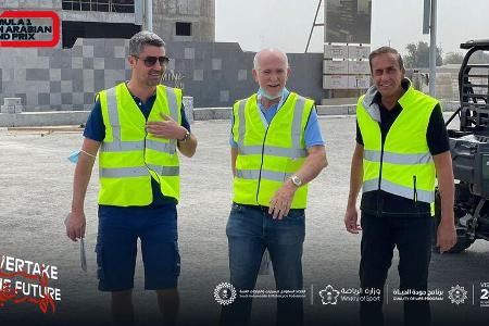 GP Saudi Arabien - Jeddah Circuit - Baustelle - 2021
