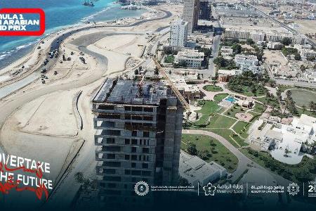 GP Saudi Arabien - Jeddah Circuit - Baustelle - 2021