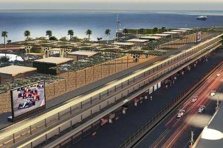 GP Saudi Arabien - Jeddah - Boxengebäude