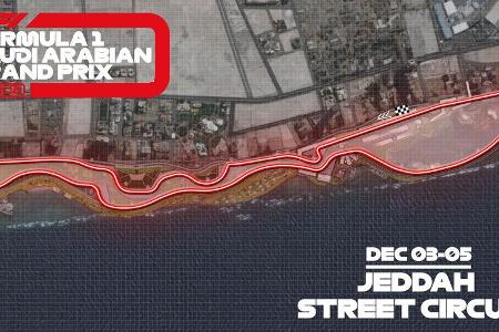 Jeddah Street Circuit - GP Saudi Arabien - F1-Strecke