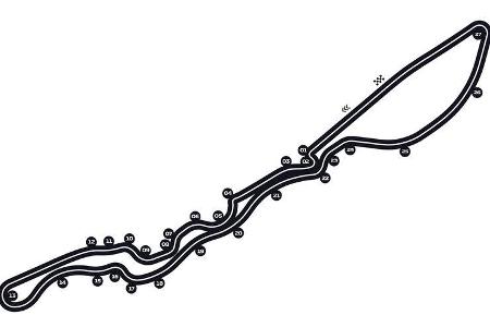 Jeddah Street Circuit - GP Saudi Arabien - F1-Strecke
