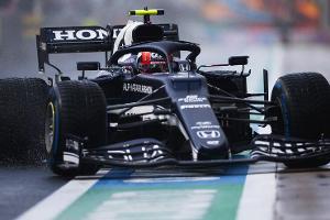 Gasly-Bestzeit auf nasser Piste